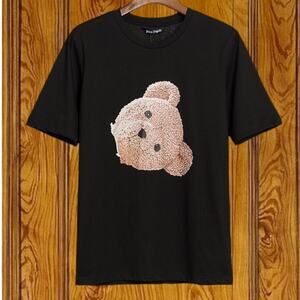 Palm Angels Men's Black Short Sleeve T-Shirt